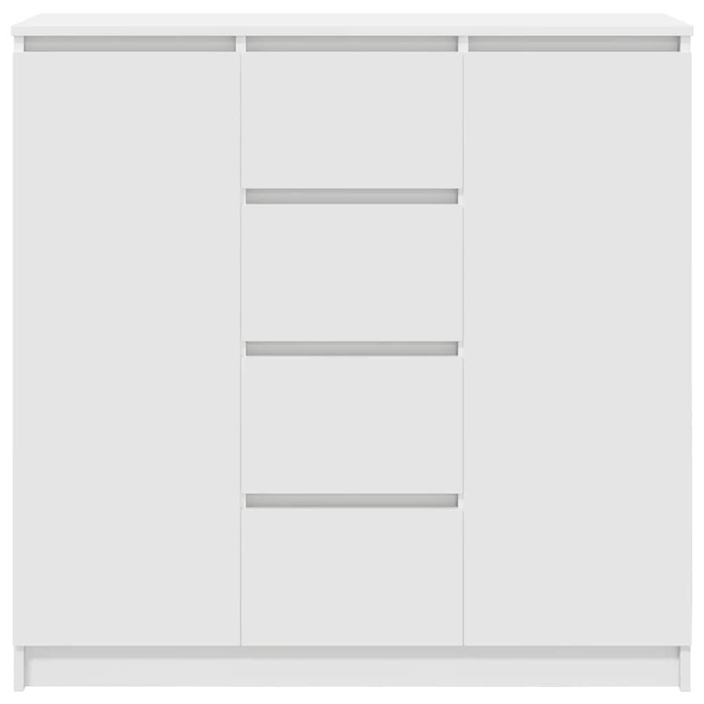 Komoda s ladicama bijela 100,5x35x98,5 cm konstruirano drvo