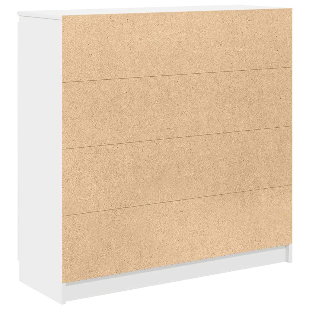 Komoda s ladicama bijela 100,5x35x98,5 cm konstruirano drvo