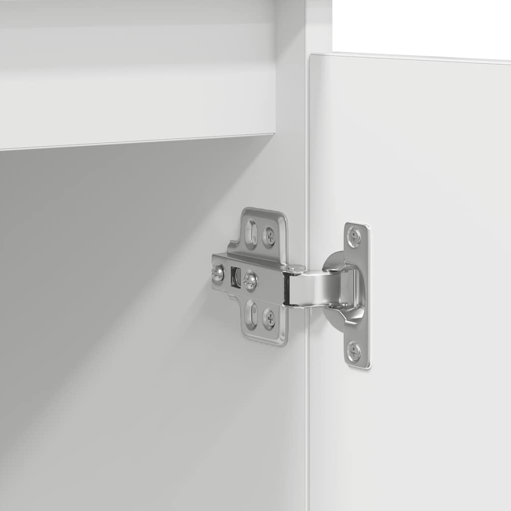 Komoda s ladicama bijela 100,5x35x98,5 cm konstruirano drvo