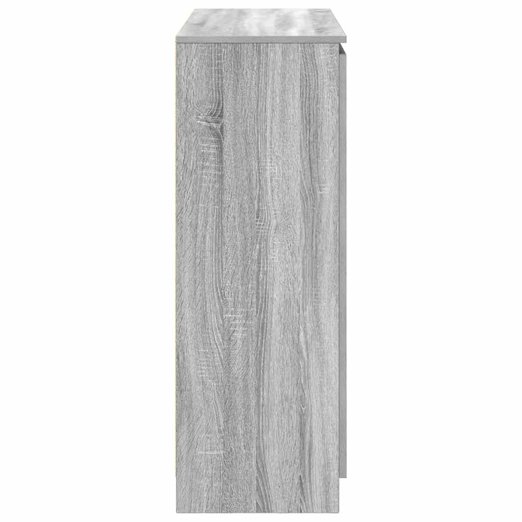 Komoda s ladicama siva sonoma 100,5x35x98,5cm konstruirano drvo