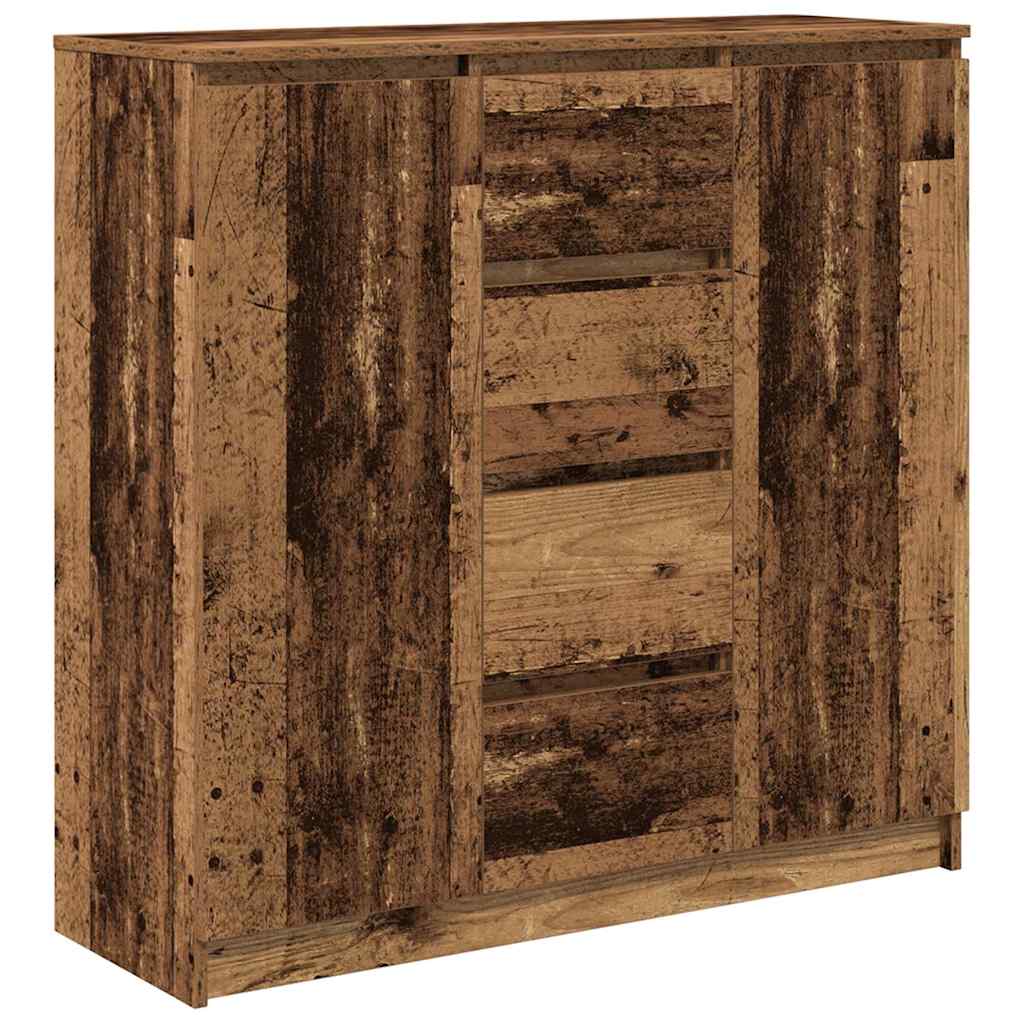 Komoda s ladicama staro drvo 100,5x35x98,5 cm konstruirano drvo