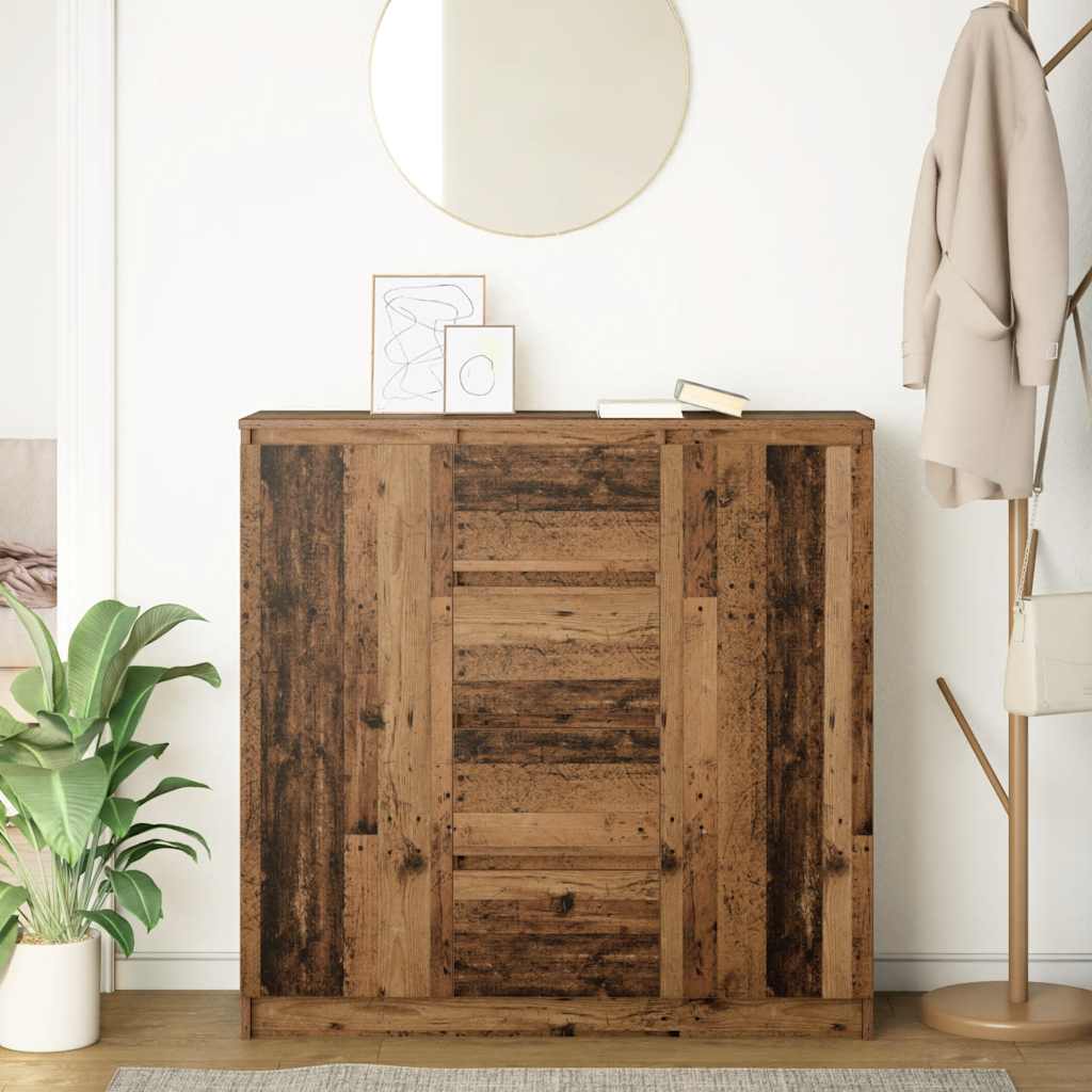 Komoda s ladicama staro drvo 100,5x35x98,5 cm konstruirano drvo