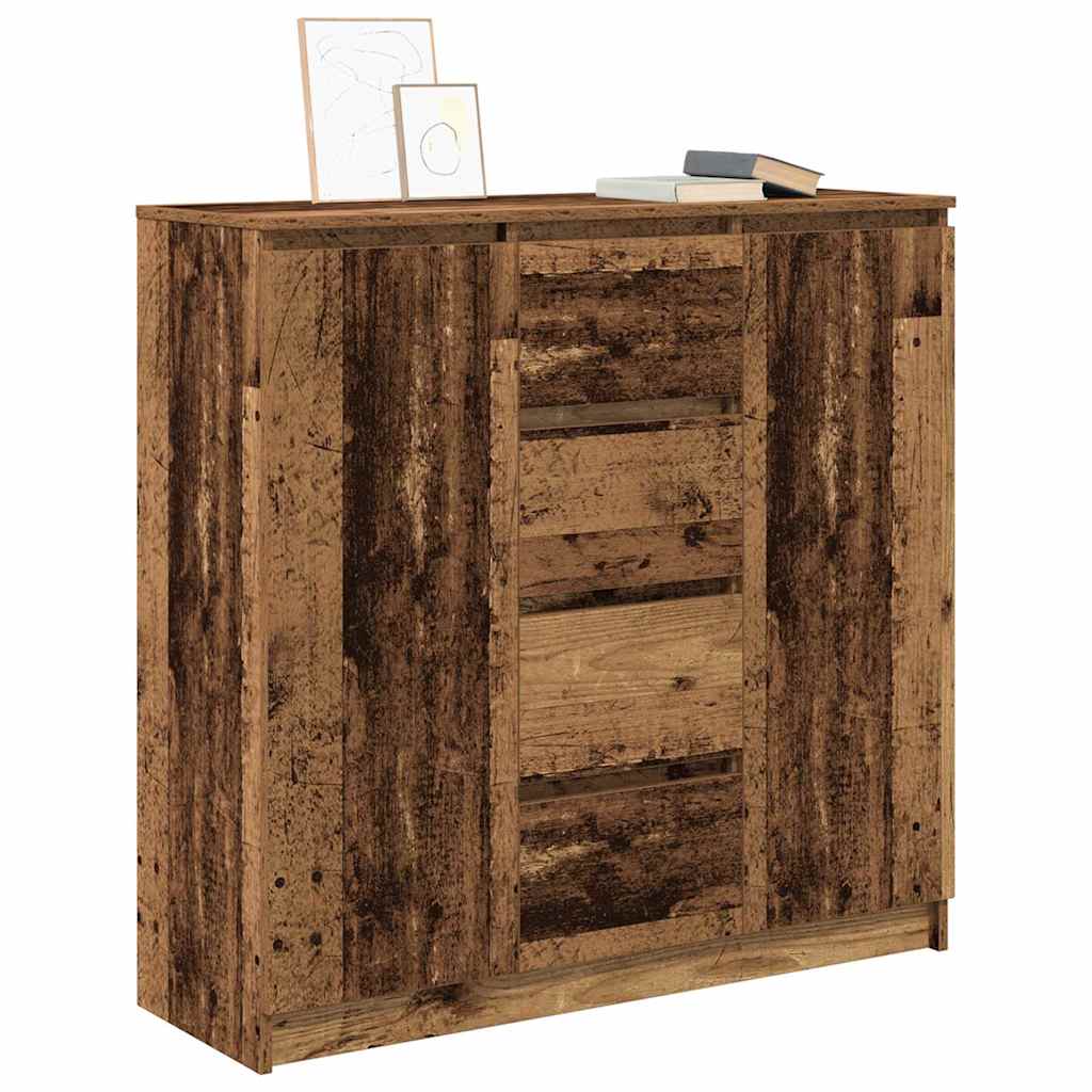 Komoda s ladicama staro drvo 100,5x35x98,5 cm konstruirano drvo