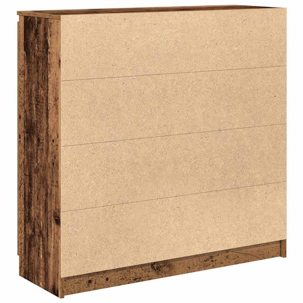Komoda s ladicama staro drvo 100,5x35x98,5 cm konstruirano drvo