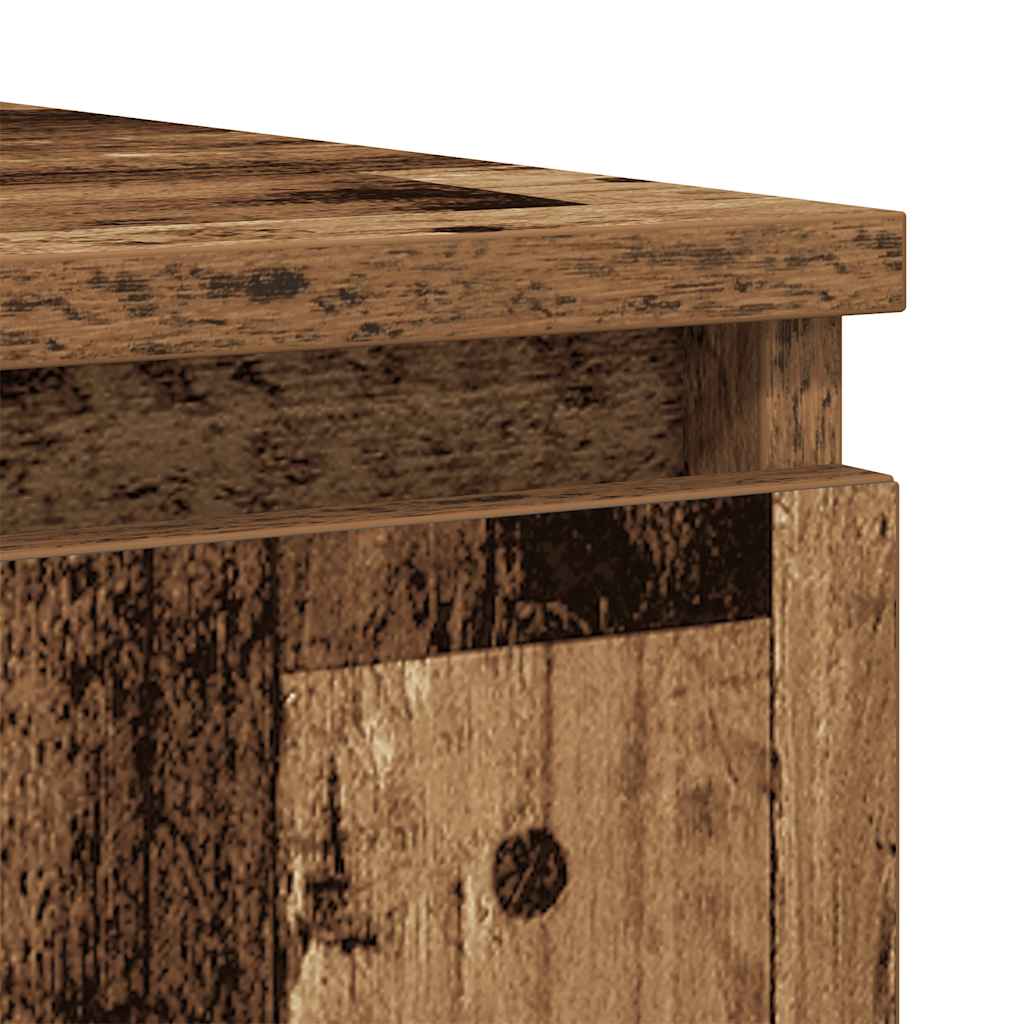 Komoda s ladicama staro drvo 100,5x35x98,5 cm konstruirano drvo