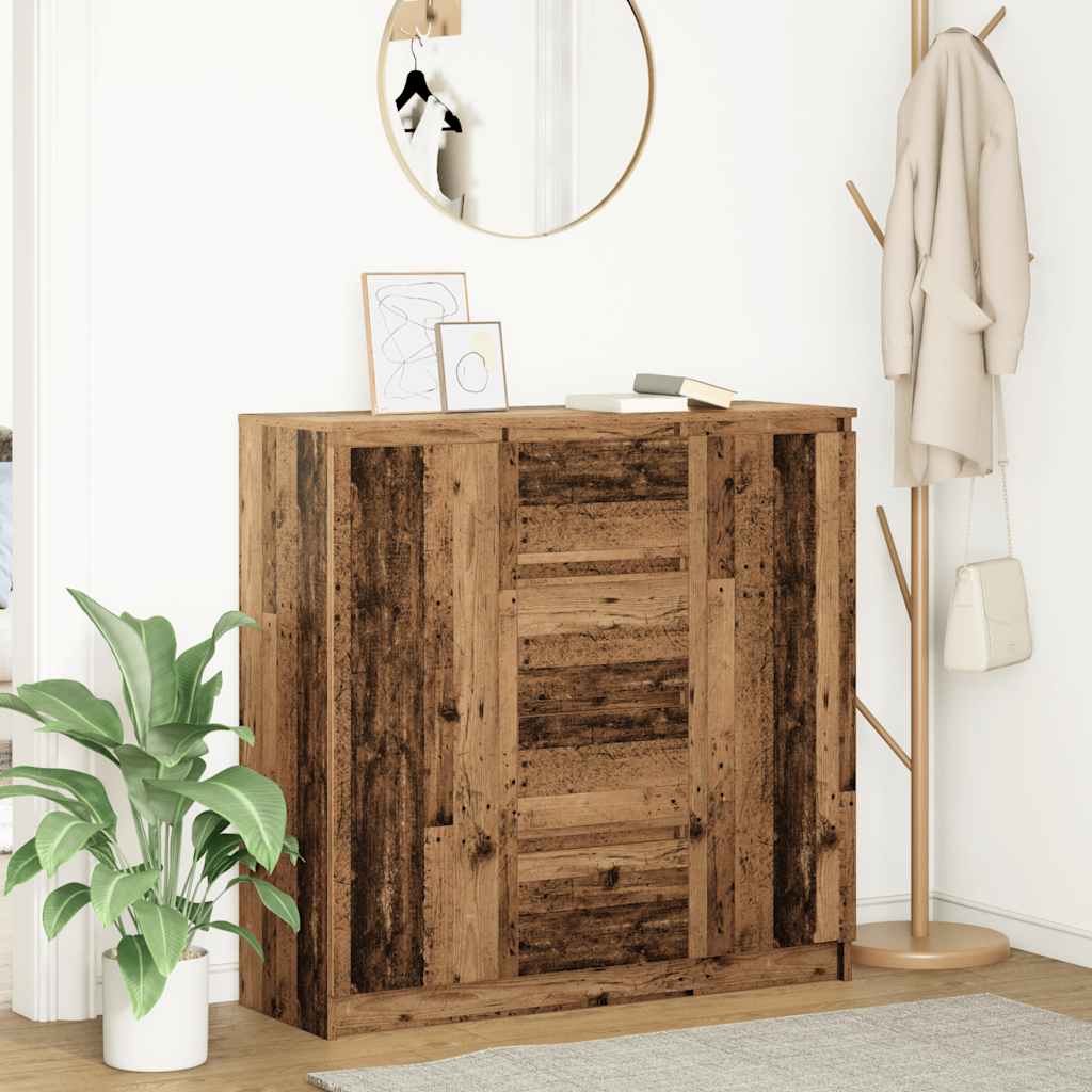 Komoda s ladicama staro drvo 100,5x35x98,5 cm konstruirano drvo