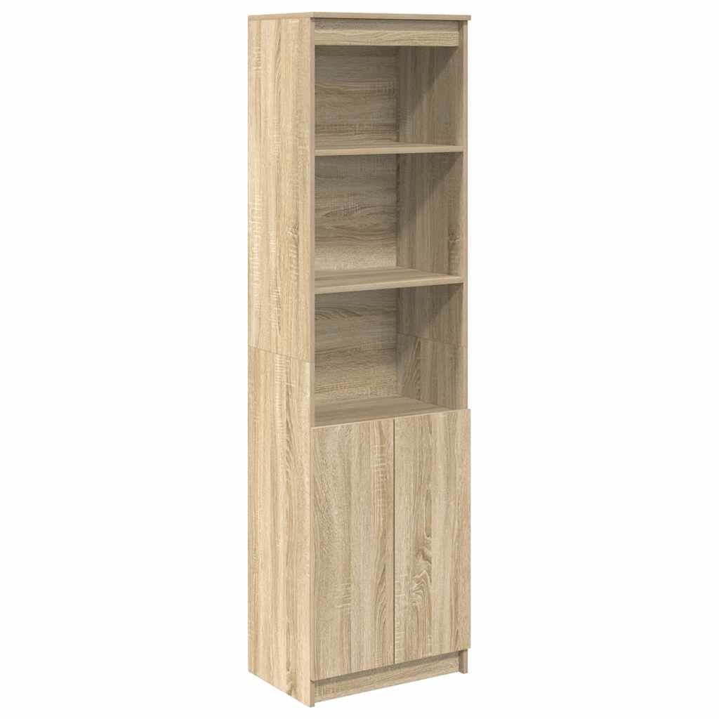 Visoka komoda hrasta sonome 50x35x180 cm od konstruiranog drva