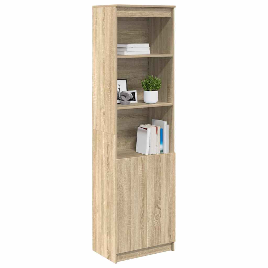 Visoka komoda hrasta sonome 50x35x180 cm od konstruiranog drva
