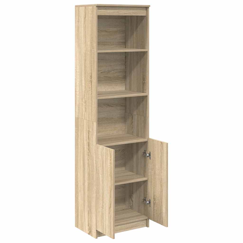 Visoka komoda hrasta sonome 50x35x180 cm od konstruiranog drva