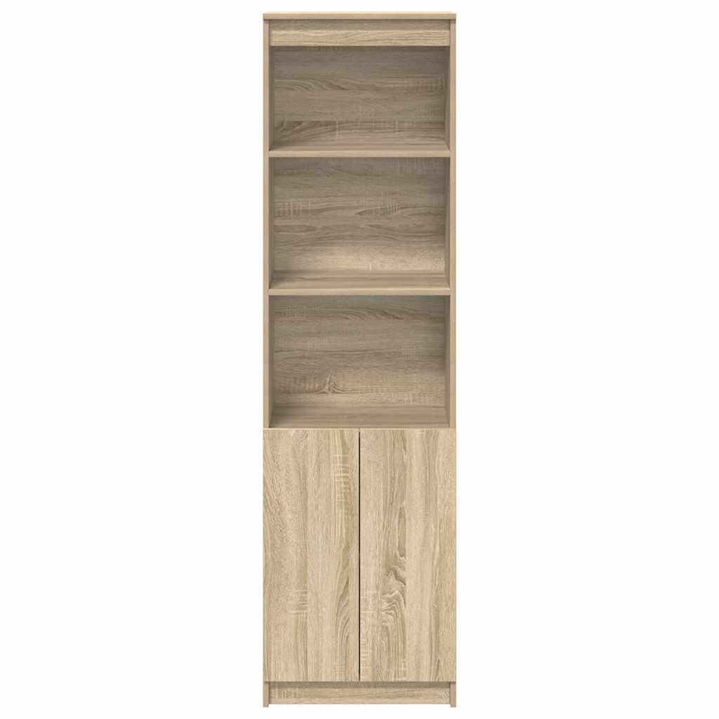 Visoka komoda hrasta sonome 50x35x180 cm od konstruiranog drva