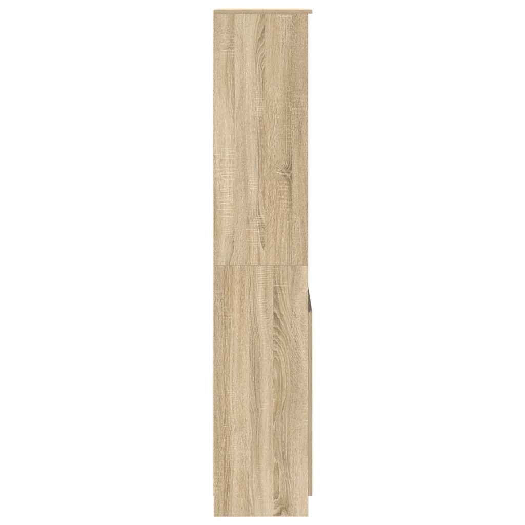 Visoka komoda hrasta sonome 50x35x180 cm od konstruiranog drva