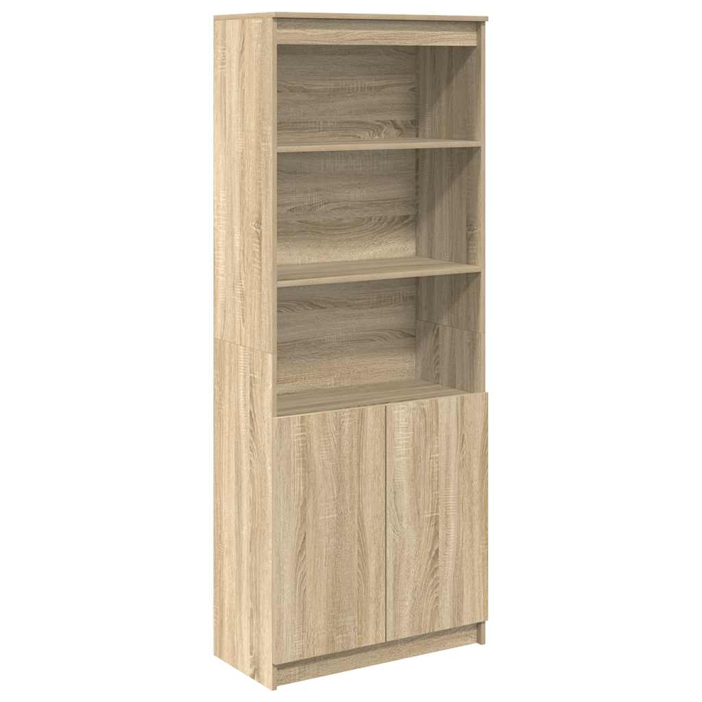 Visoka komoda hrasta sonome 70x35x180 cm od konstruiranog drva