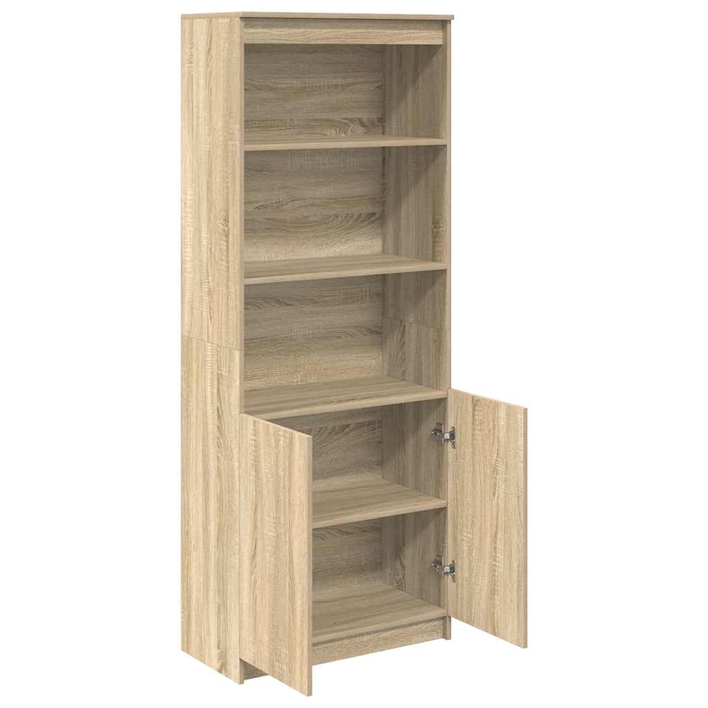 Visoka komoda hrasta sonome 70x35x180 cm od konstruiranog drva