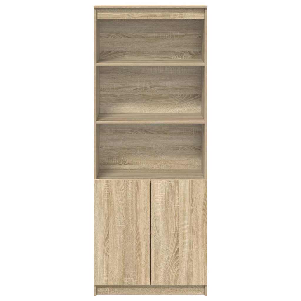 Visoka komoda hrasta sonome 70x35x180 cm od konstruiranog drva