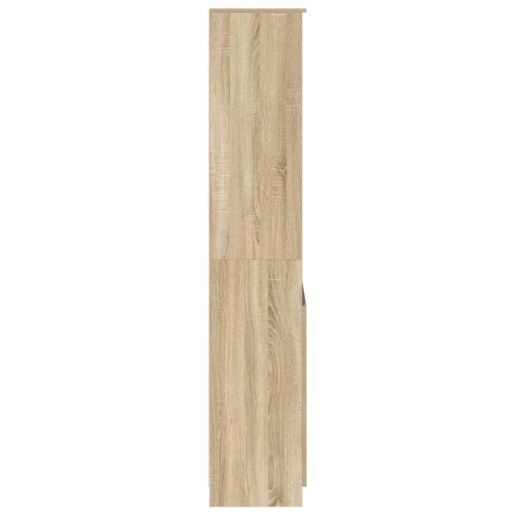Visoka komoda hrasta sonome 70x35x180 cm od konstruiranog drva