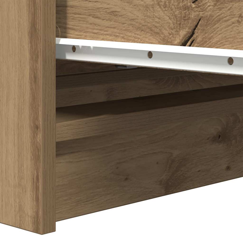 Komoda boja hrasta artisan 80x35x99 cm konstruirano drvo