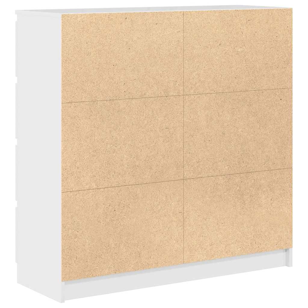Komoda bijela 100x35x99 cm od konstruiranog drva