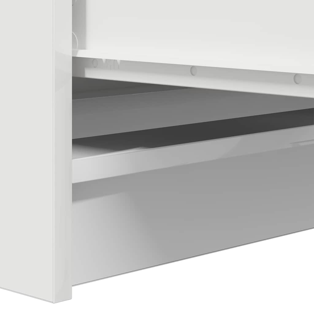 Komoda bijela 100x35x99 cm od konstruiranog drva