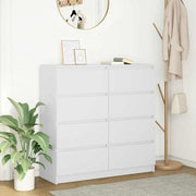 Komoda bijela 100x35x99 cm od konstruiranog drva