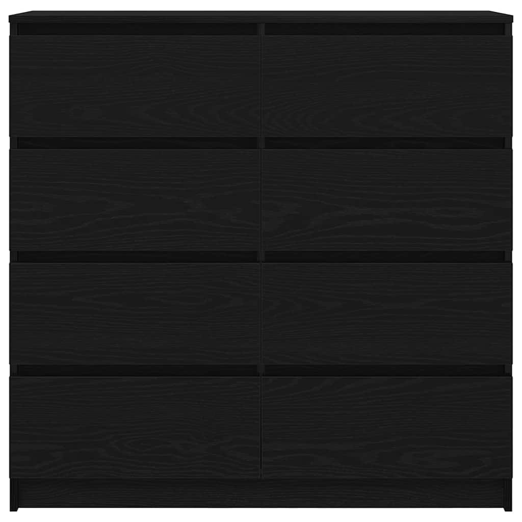 Komoda crni hrast 100x35x99 cm od konstruiranog drva