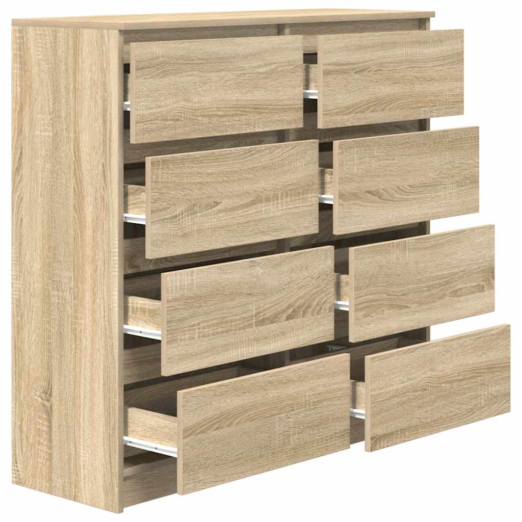 Komoda boja hrasta sonome 100x35x99 cm od konstruiranog drva