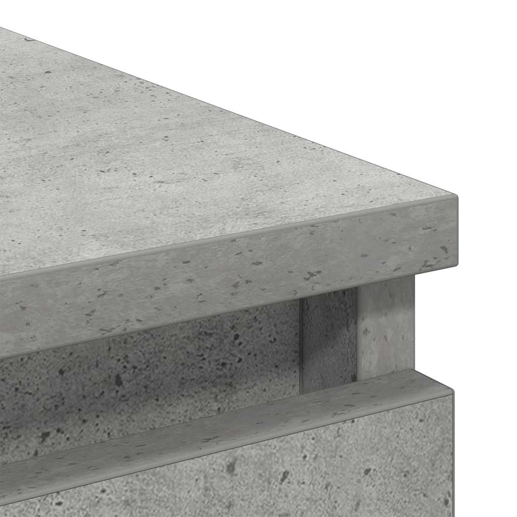 Komoda siva boja betona 100x35x99 cm od konstruiranog drva