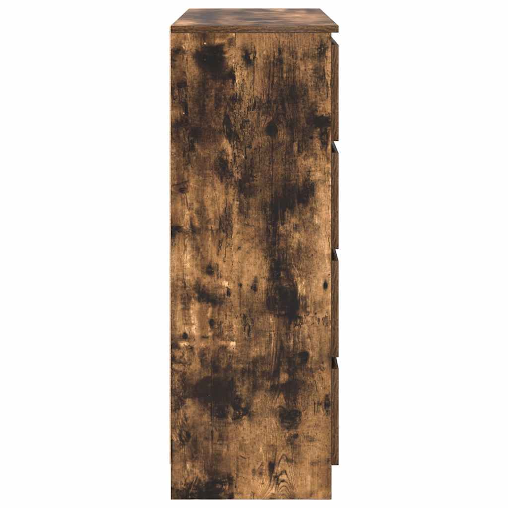 Komoda dimljeni hrast 100x35x99 cm od konstruiranog drva
