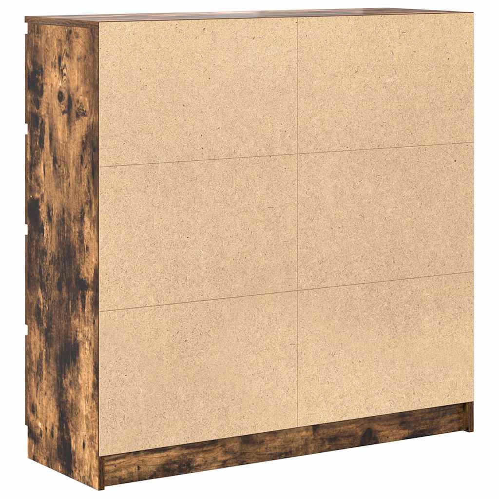 Komoda dimljeni hrast 100x35x99 cm od konstruiranog drva
