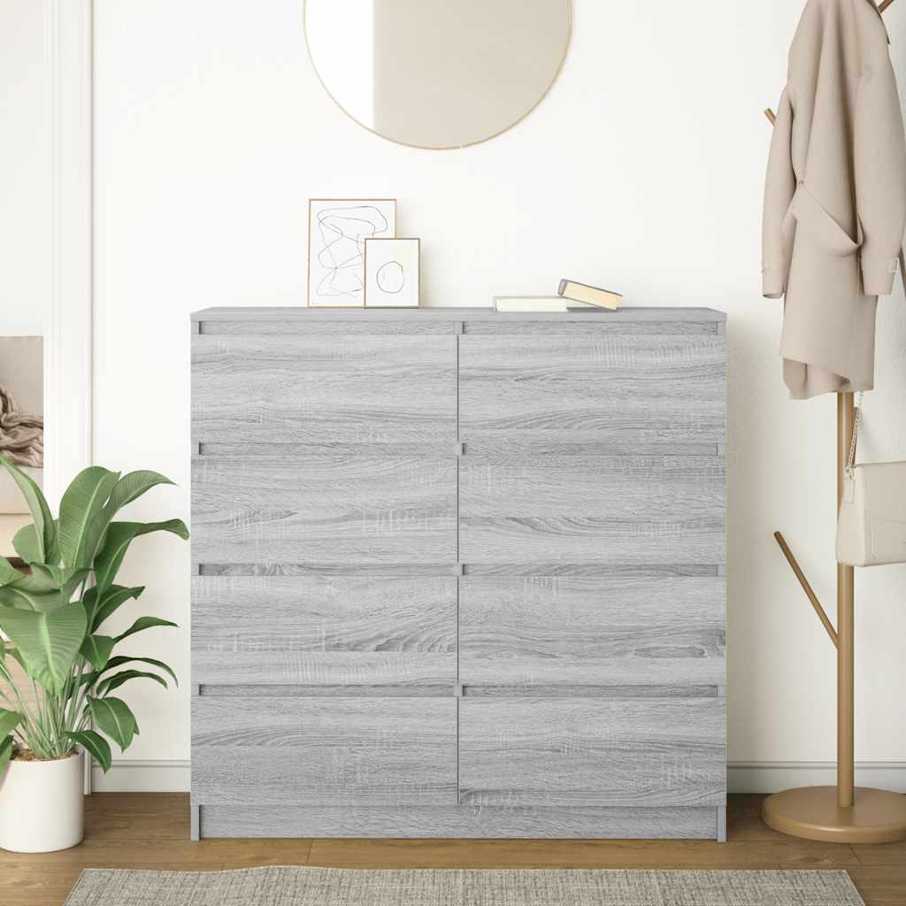 Komoda boja hrasta sonome 100x35x99 cm konstruirano drvo
