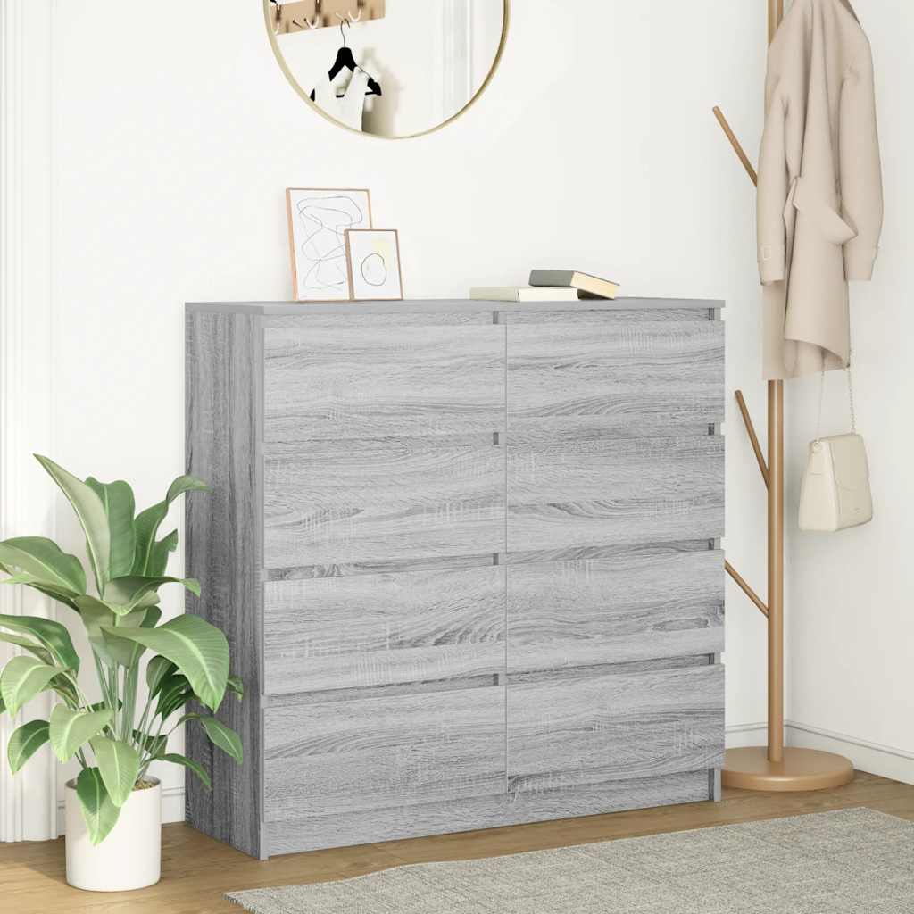 Komoda boja hrasta sonome 100x35x99 cm konstruirano drvo