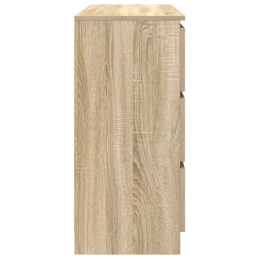 Komoda sonoma hrast 100x35x76 cm izrađeno drvo