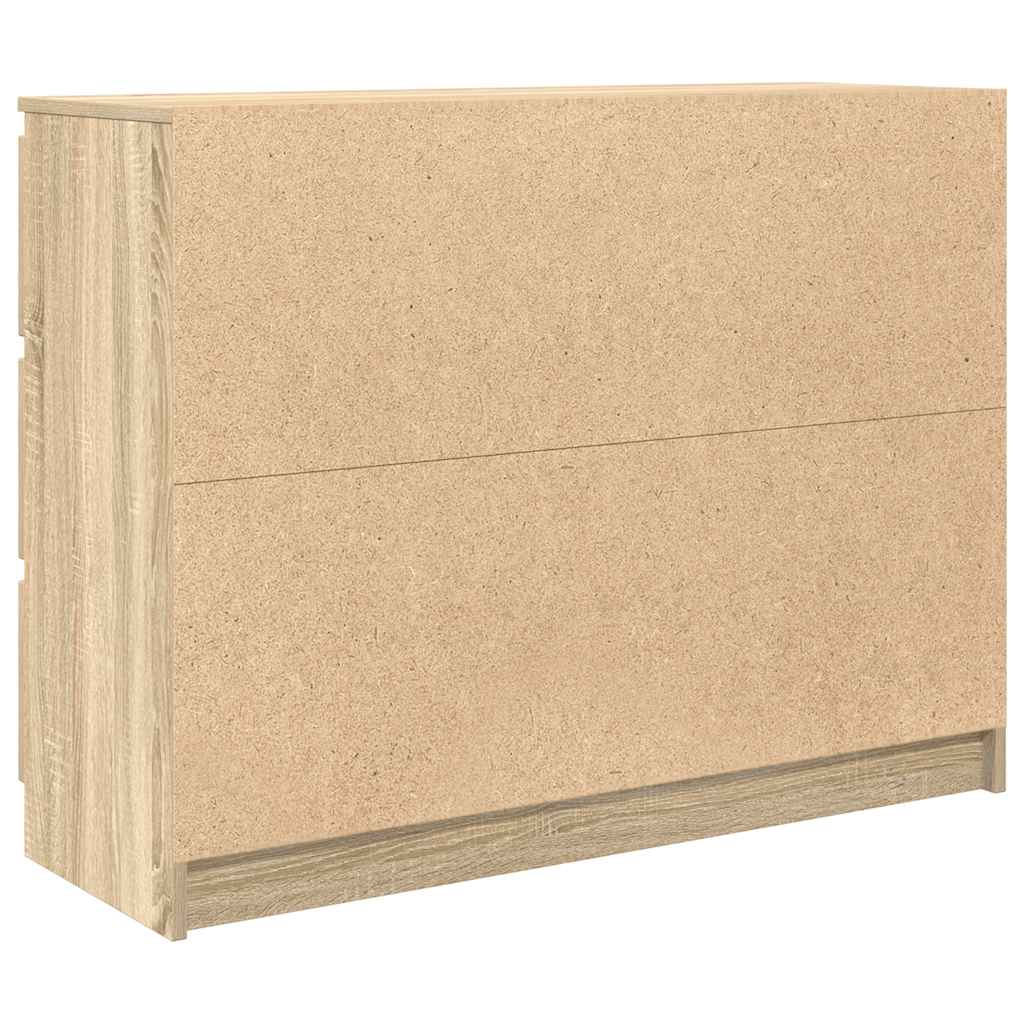 Komoda sonoma hrast 100x35x76 cm izrađeno drvo
