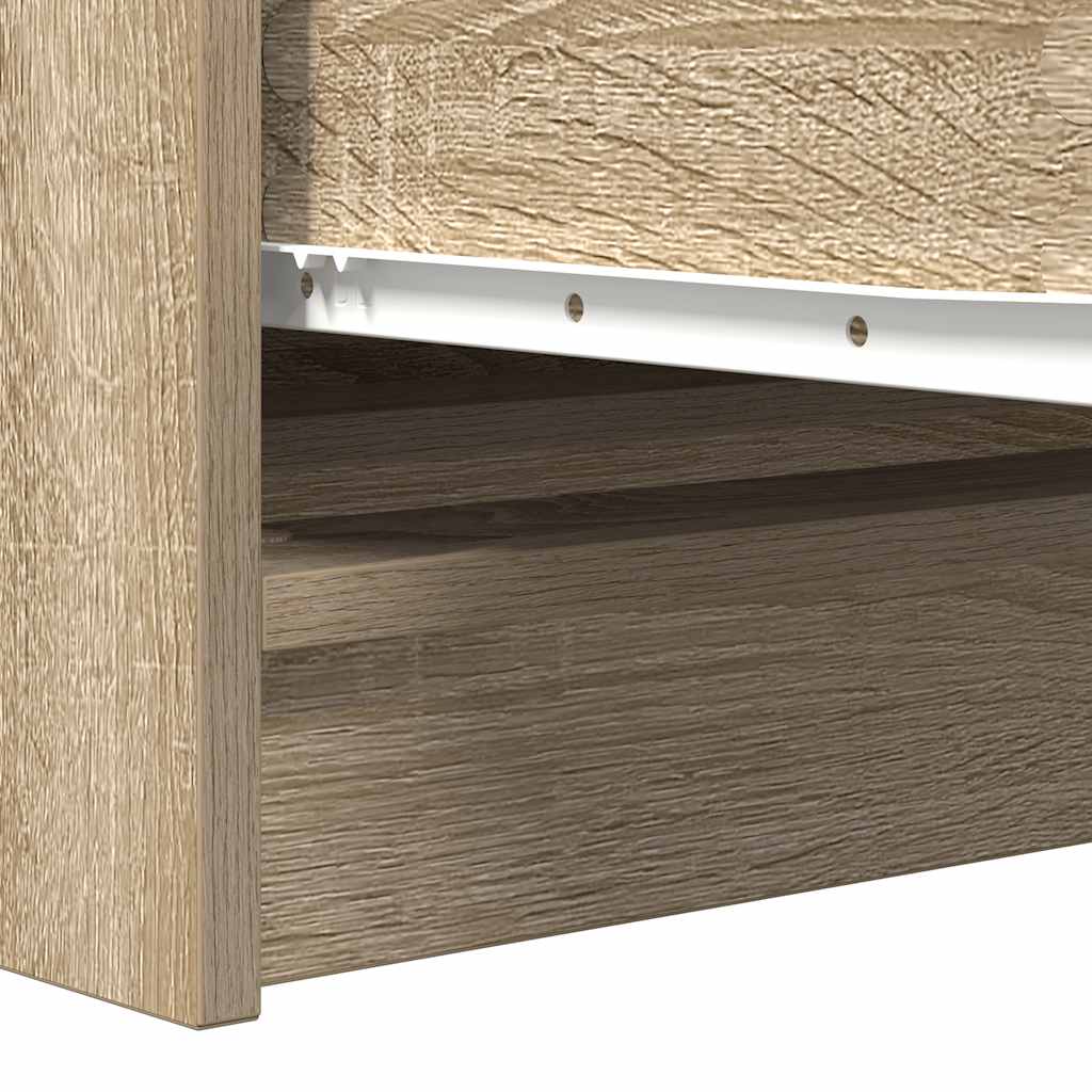 Komoda sonoma hrast 100x35x76 cm izrađeno drvo