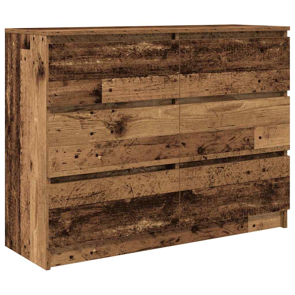 Komoda staro drvo 100x35x76 cm od konstruiranog drva