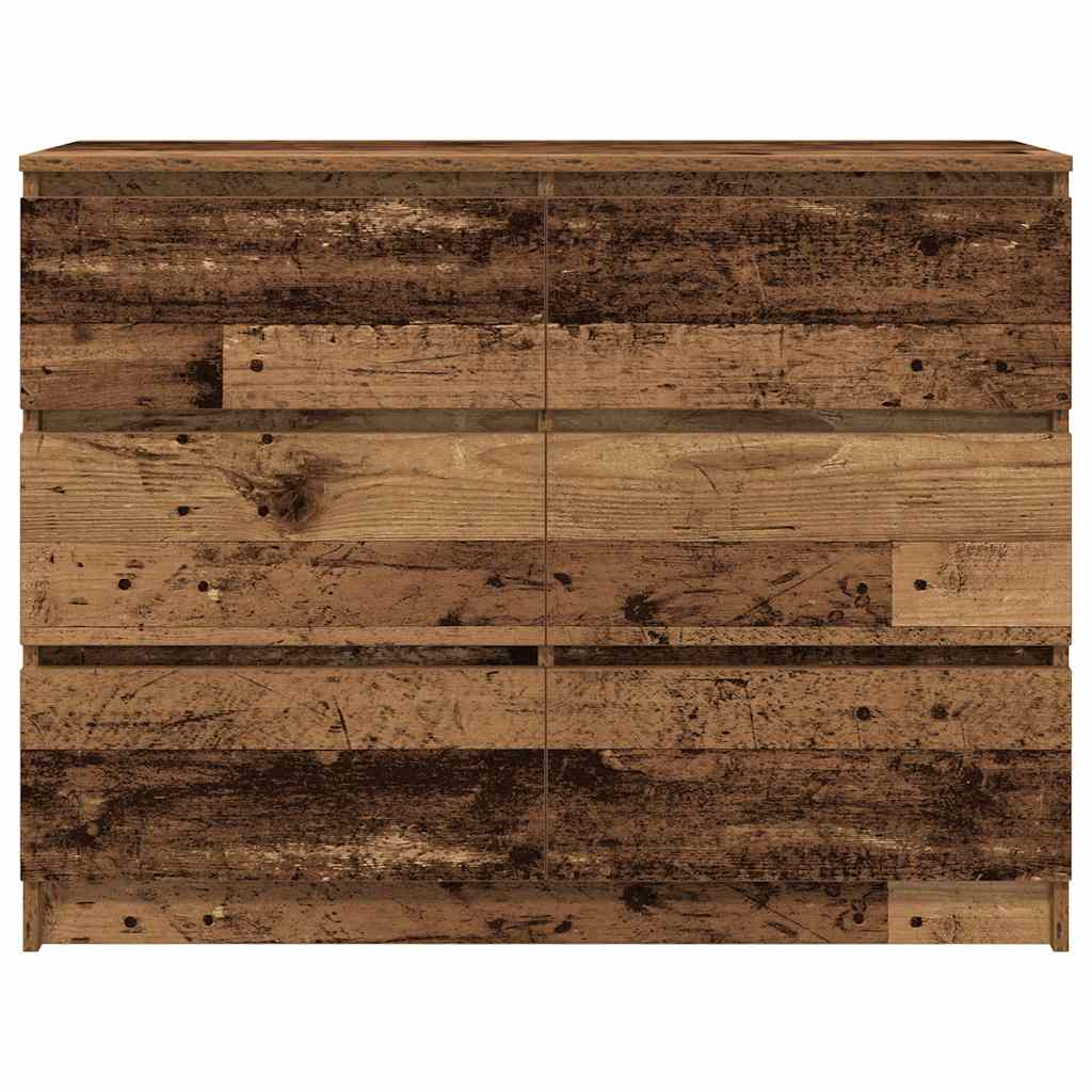 Komoda staro drvo 100x35x76 cm od konstruiranog drva