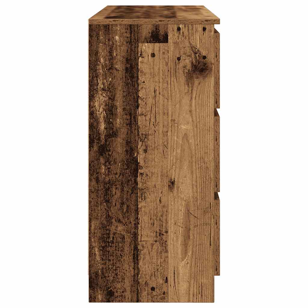 Komoda staro drvo 100x35x76 cm od konstruiranog drva