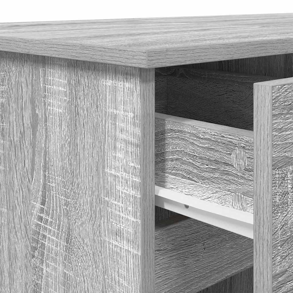 Stol Sivi hrast sonoma 140 x 49 x 76 cm Konstruirano drvo
