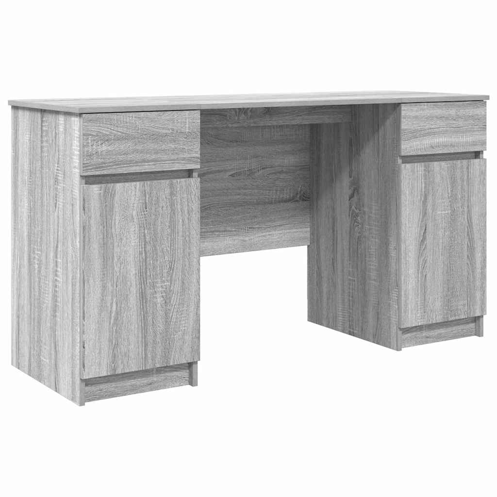 Stol Sivi hrast sonoma 140 x 49 x 76 cm Konstruirano drvo