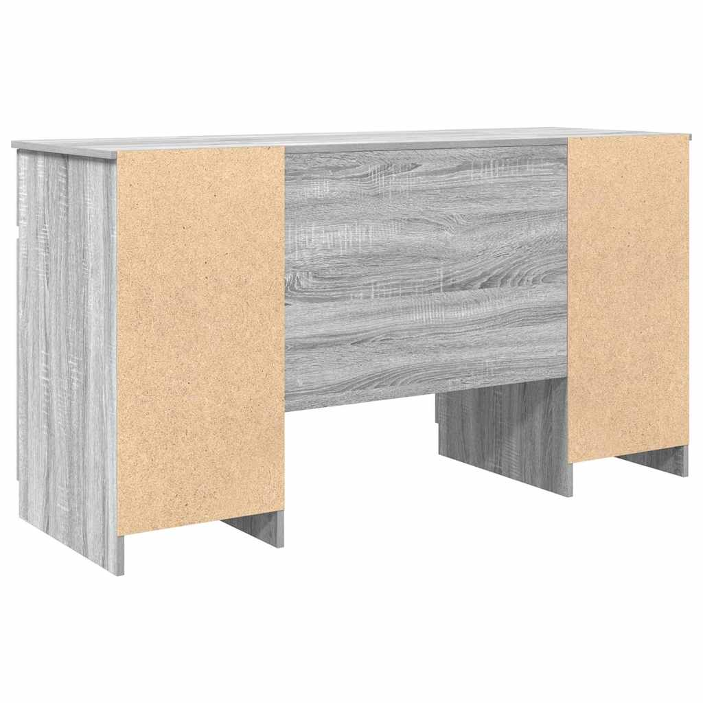 Stol Sivi hrast sonoma 140 x 49 x 76 cm Konstruirano drvo