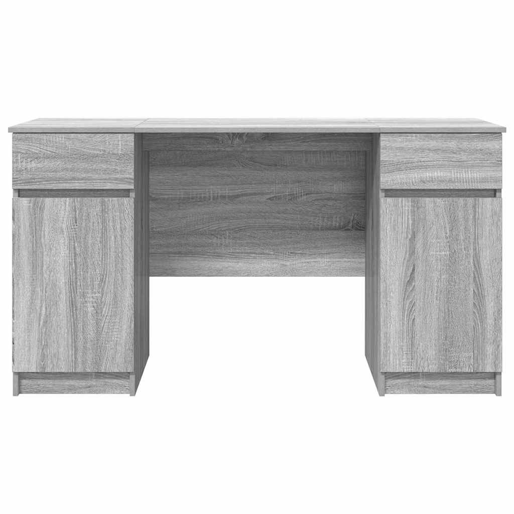 Stol Sivi hrast sonoma 140 x 49 x 76 cm Konstruirano drvo