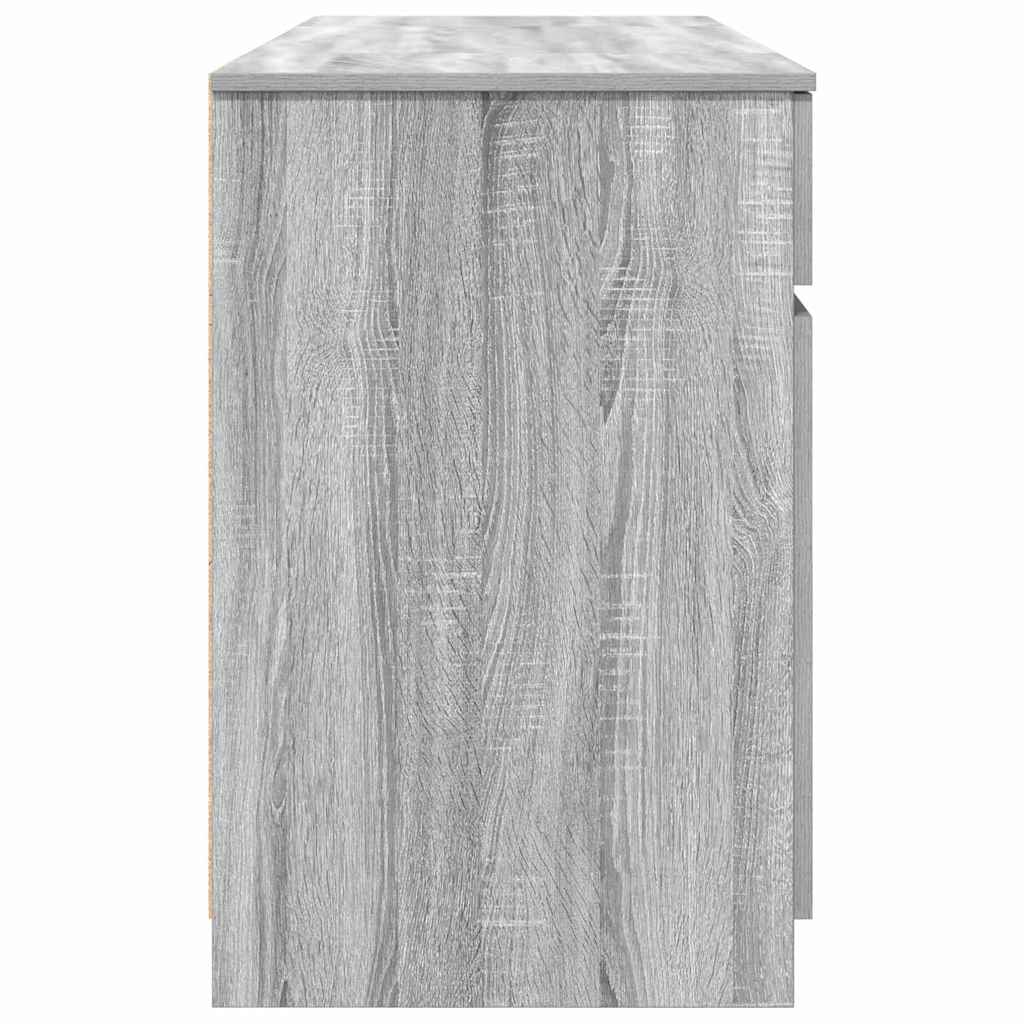 Stol Sivi hrast sonoma 140 x 49 x 76 cm Konstruirano drvo
