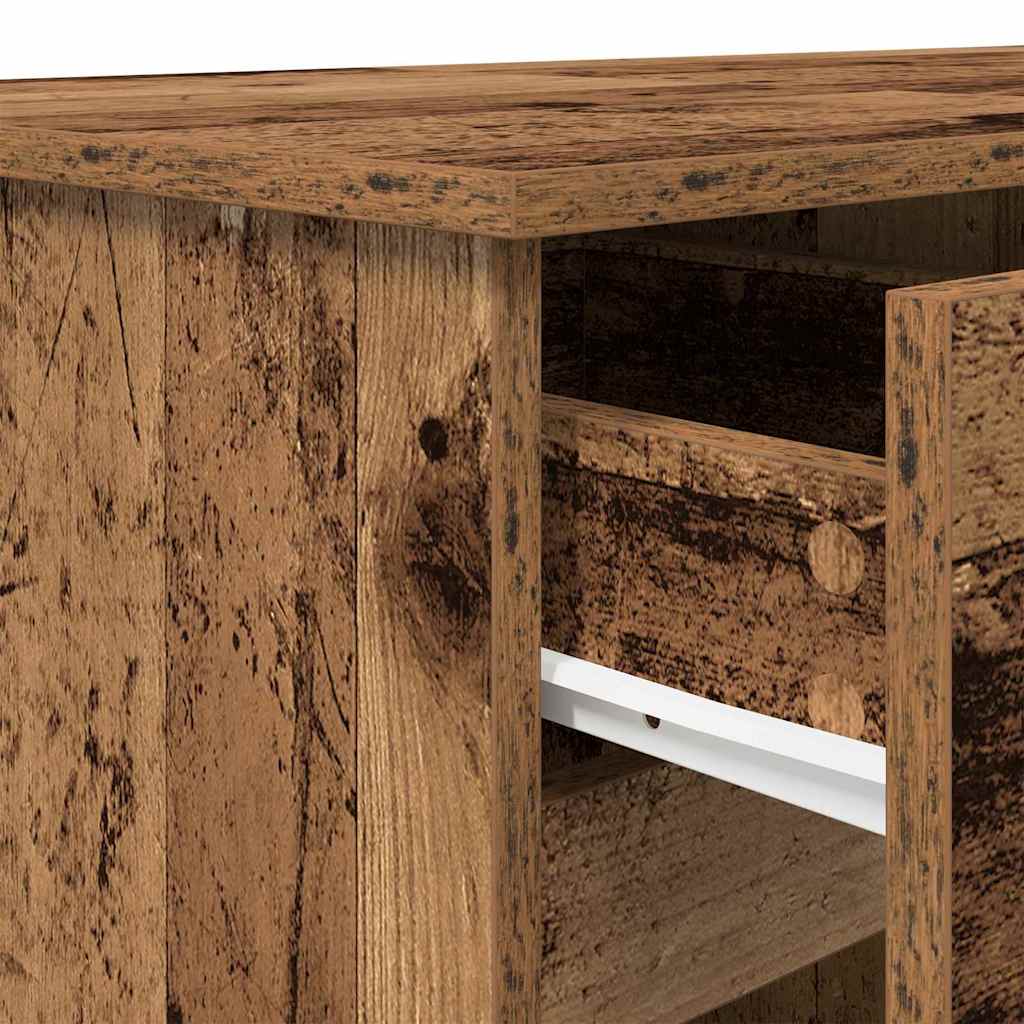 Stol s ladicama Staro drvo 140 x 49 x 76 cm Konstruirano drvo