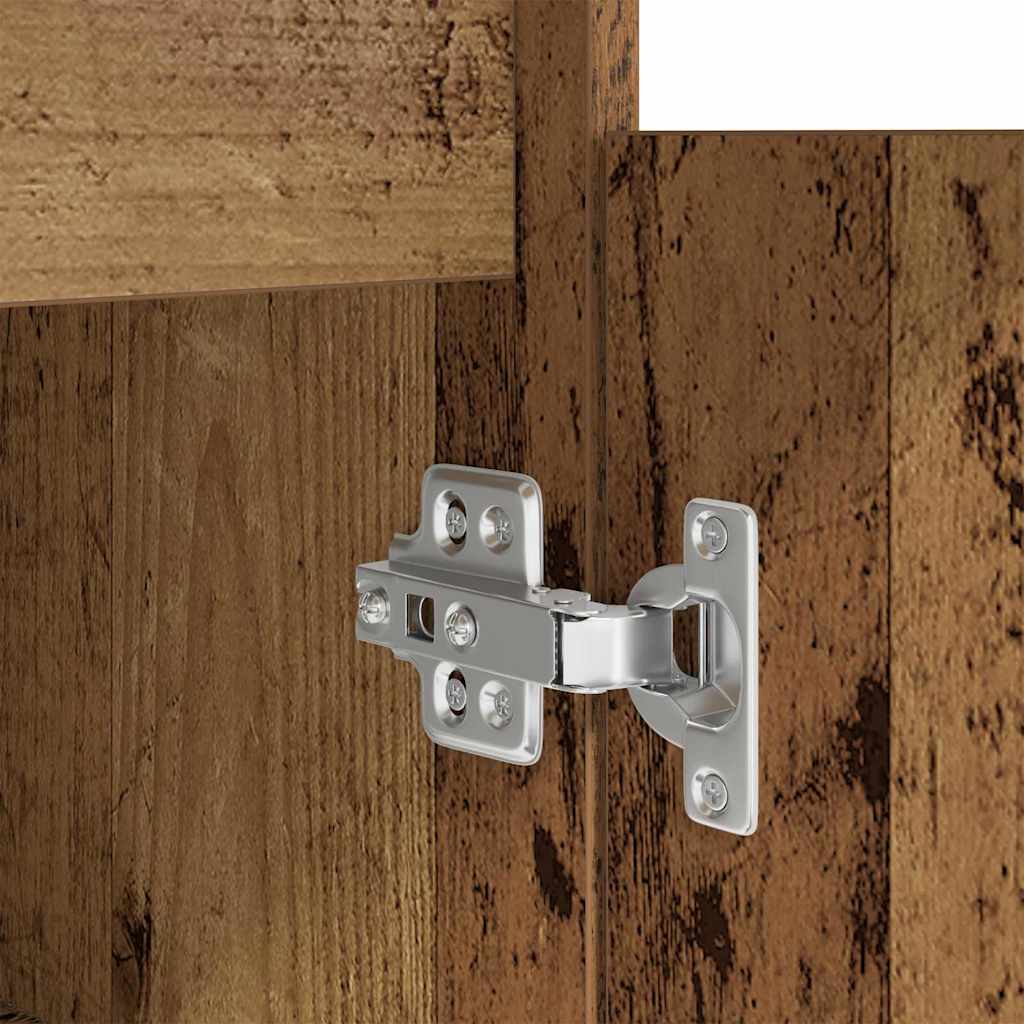 Stol s ladicama Staro drvo 140 x 49 x 76 cm Konstruirano drvo