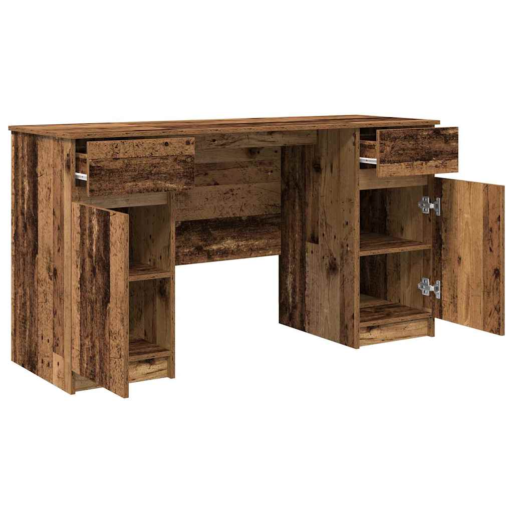 Stol s ladicama Staro drvo 140 x 49 x 76 cm Konstruirano drvo