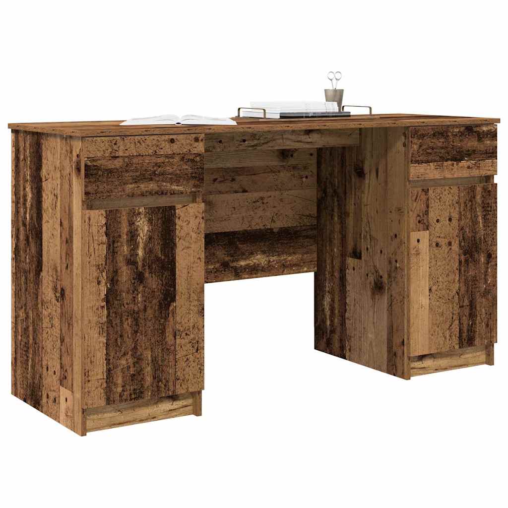 Stol s ladicama Staro drvo 140 x 49 x 76 cm Konstruirano drvo
