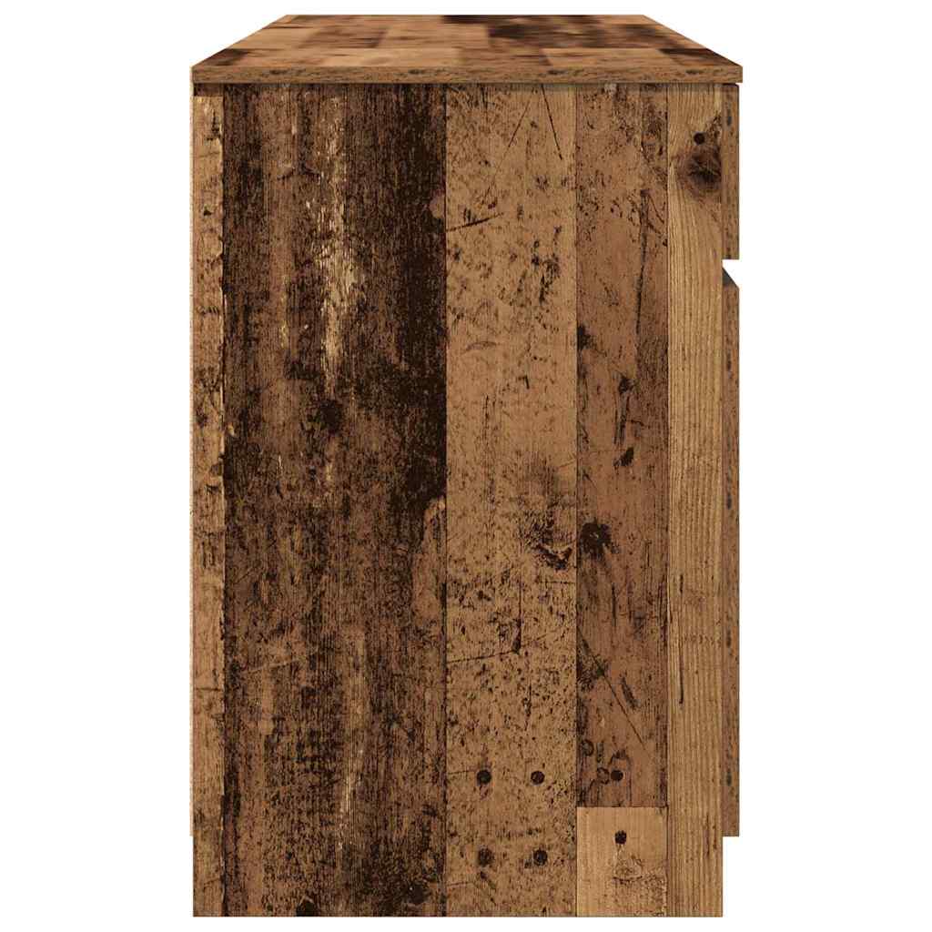 Stol s ladicama Staro drvo 140 x 49 x 76 cm Konstruirano drvo