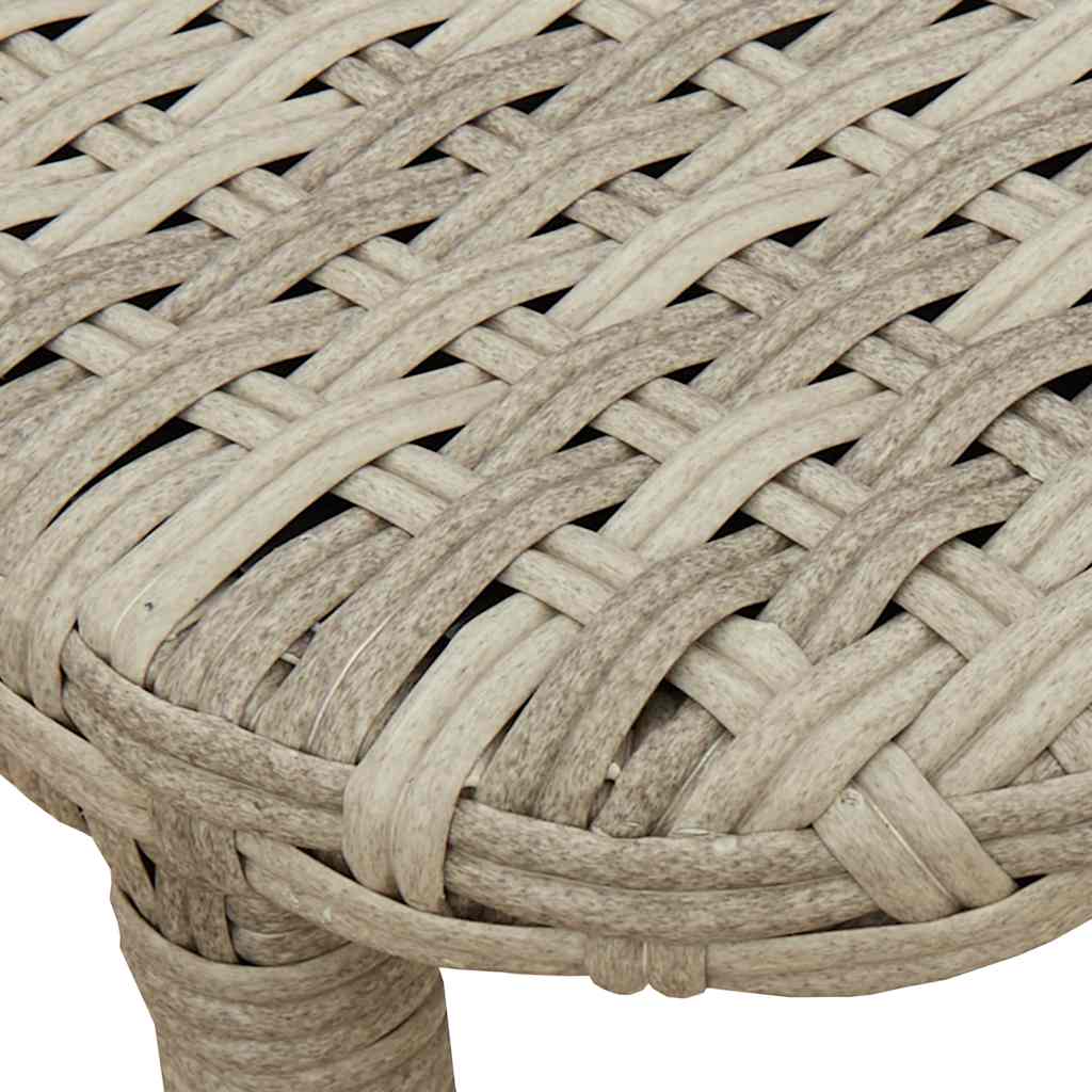 Sklopivi vrtni stol svijetlo sivi 90x51x75 cm poliratan