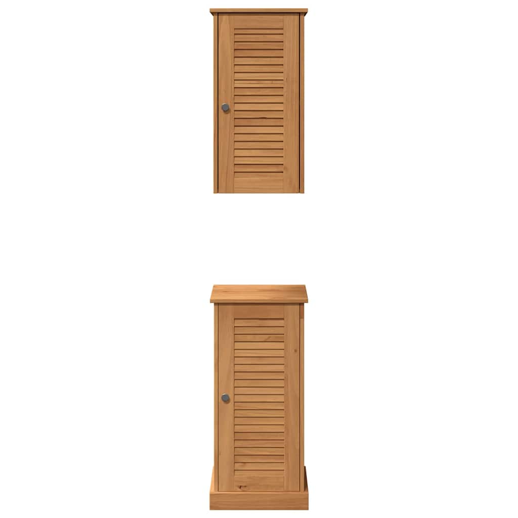Set namještaja za kupaonicu VIGO 2 pcs Smeđa i medena smeđa