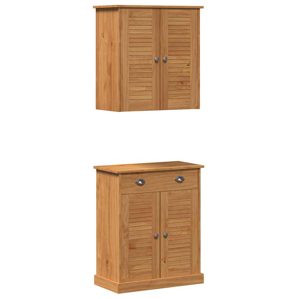 Set namještaja za kupaonicu VIGO 2 pcs Smeđa i medena smeđa