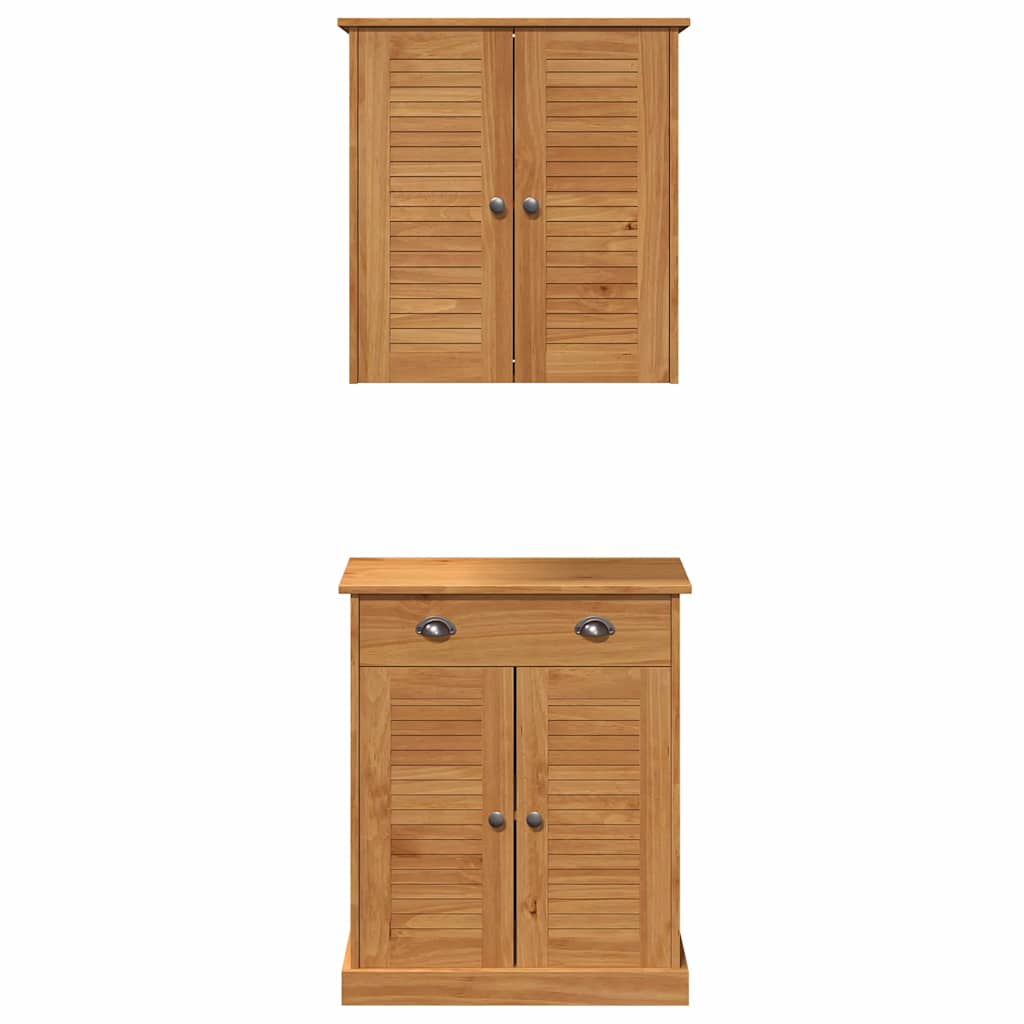 Set namještaja za kupaonicu VIGO 2 pcs Smeđa i medena smeđa
